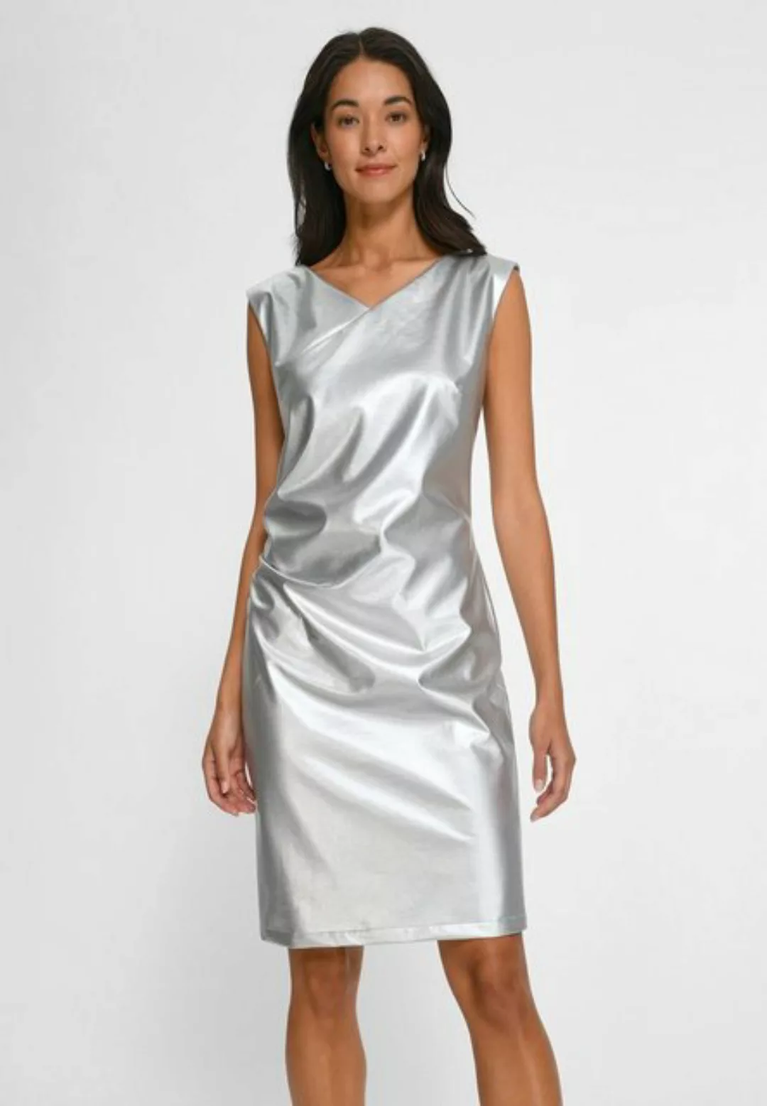 Ärmelloses Kleid TALBOT RUNHOF X PETER HAHN silber günstig online kaufen