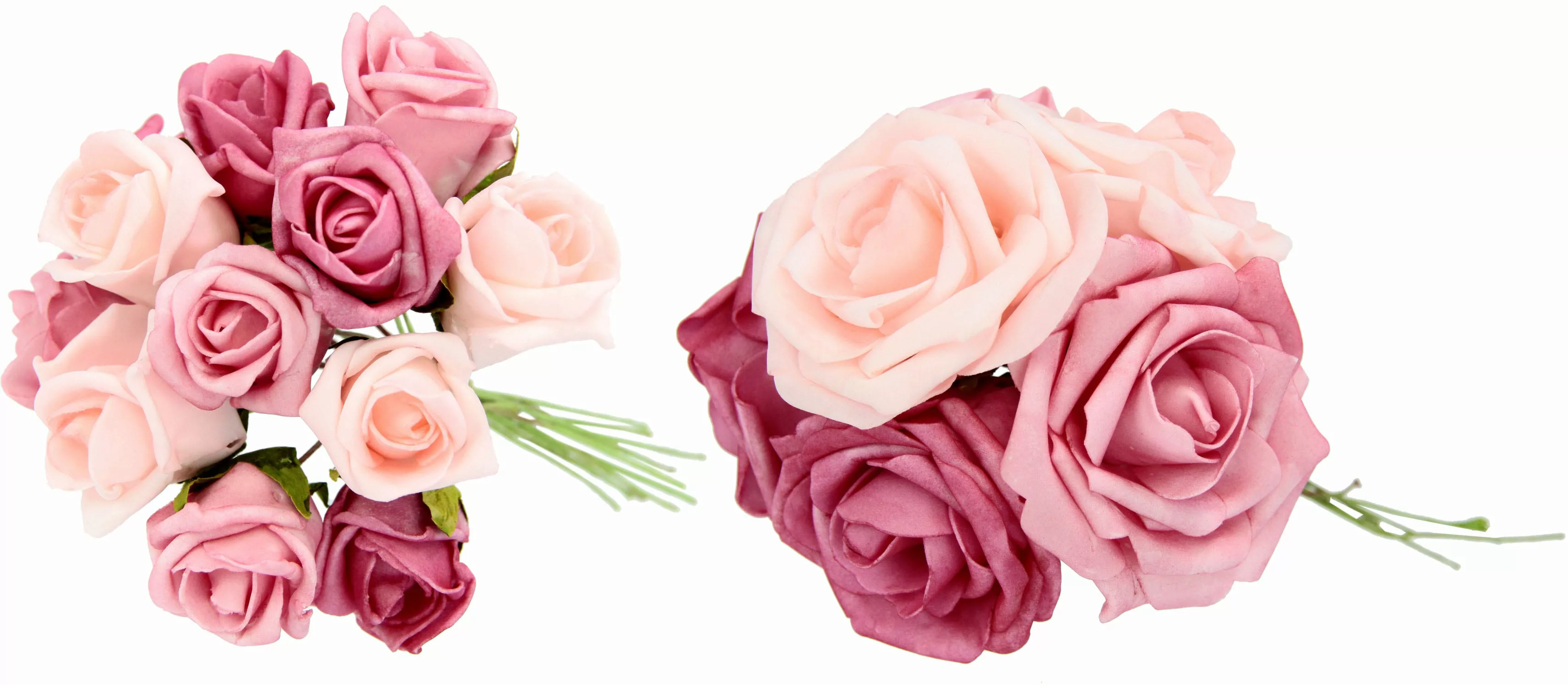 I.GE.A. Kunstblume "Pick Soft-Rosen", 36er Set günstig online kaufen