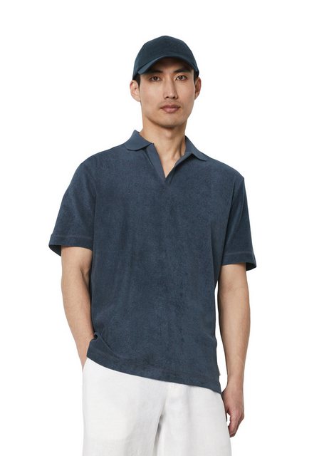 Marc O'Polo Poloshirt aus flauschiger Bio-Baumwolle günstig online kaufen