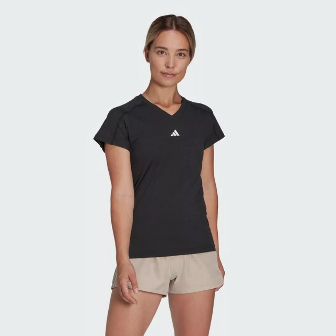 adidas Performance T-Shirt AEROREADY TRAIN ESSENTIALS MINIMAL BRANDING V-NE günstig online kaufen