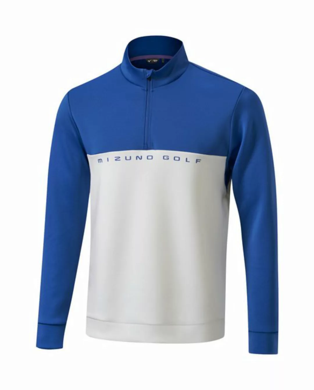 Mizuno Longsweatshirt Mizuno Golf Layer Trace 1/4 Zip Weiß/Blau Herren S günstig online kaufen