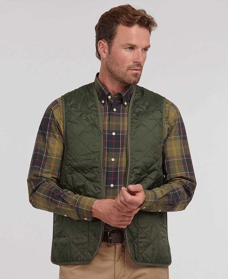 Barbour Innenfutter Beaufort Olivgrün - Größe 52 günstig online kaufen