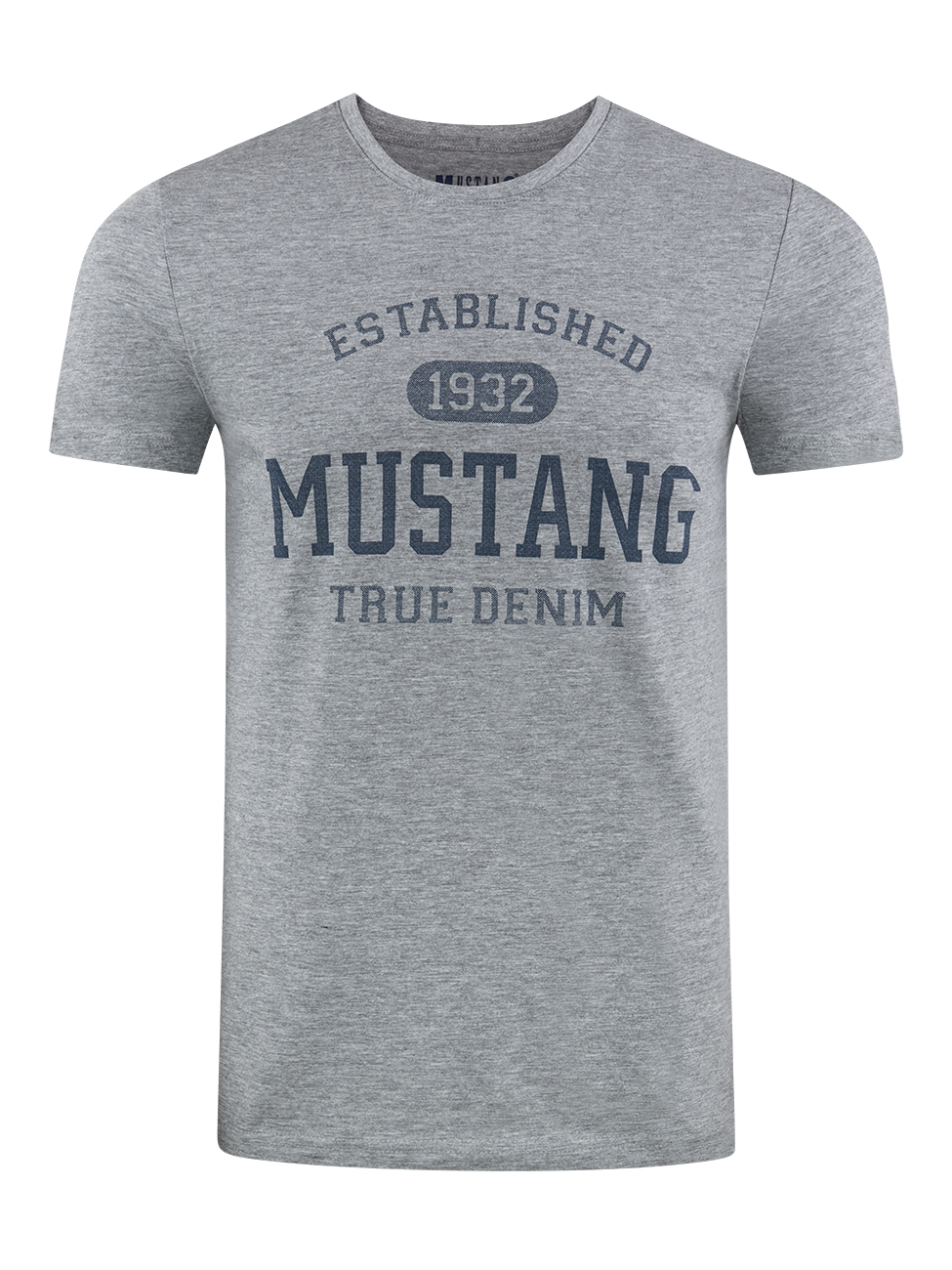 Mustang Herren T-Shirt Mustang Mehrfarbig Rundhals Regular Fit S bis 6XL 4e günstig online kaufen