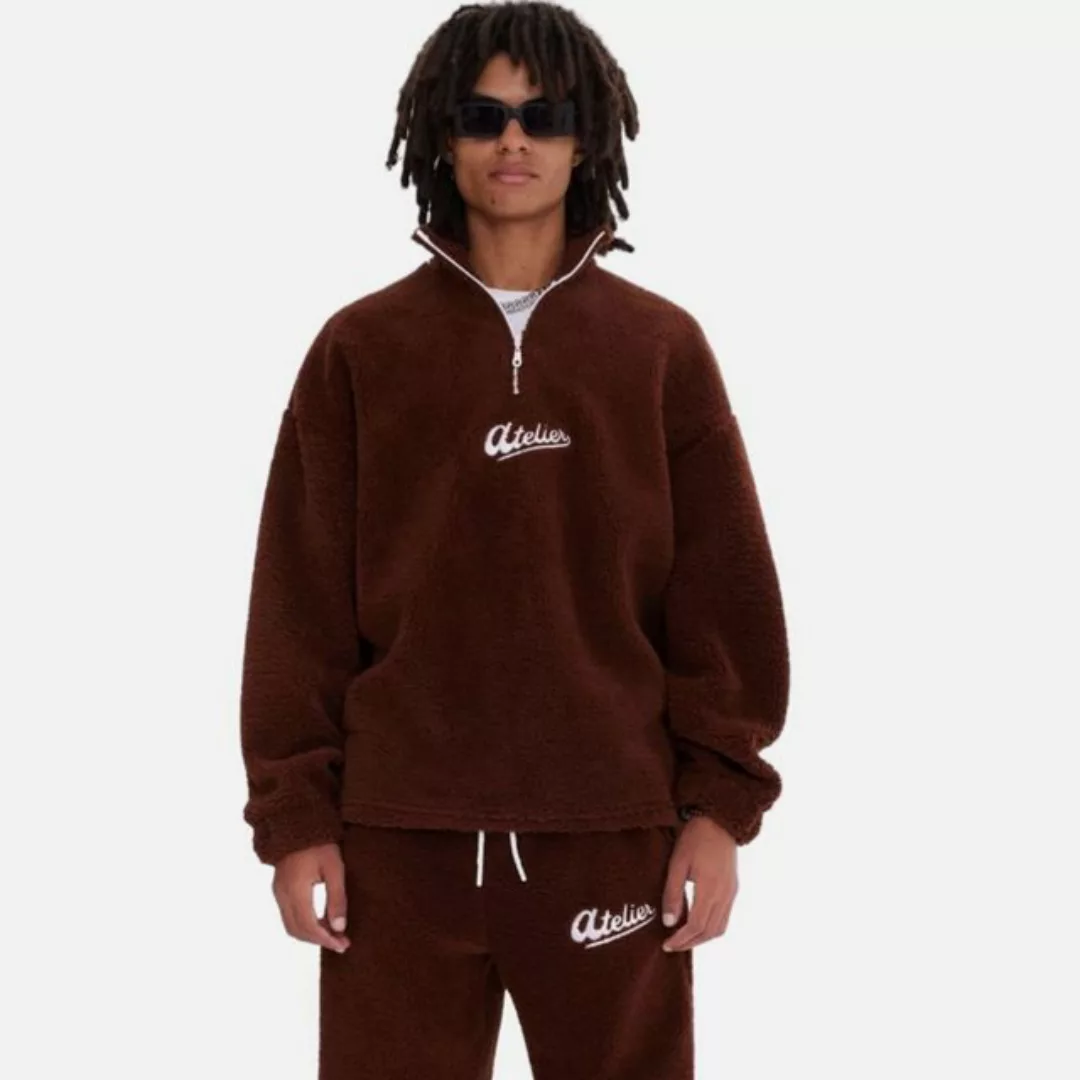 OSSY HOMER Hoodie Teddy Hoodie Sweatshirt Teddyfell Oversize Zipper günstig online kaufen