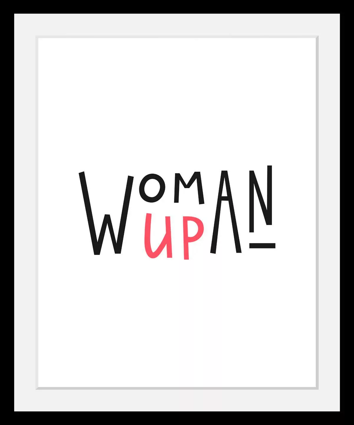 queence Bild "Woman", in 3 Größen, gerahmt günstig online kaufen