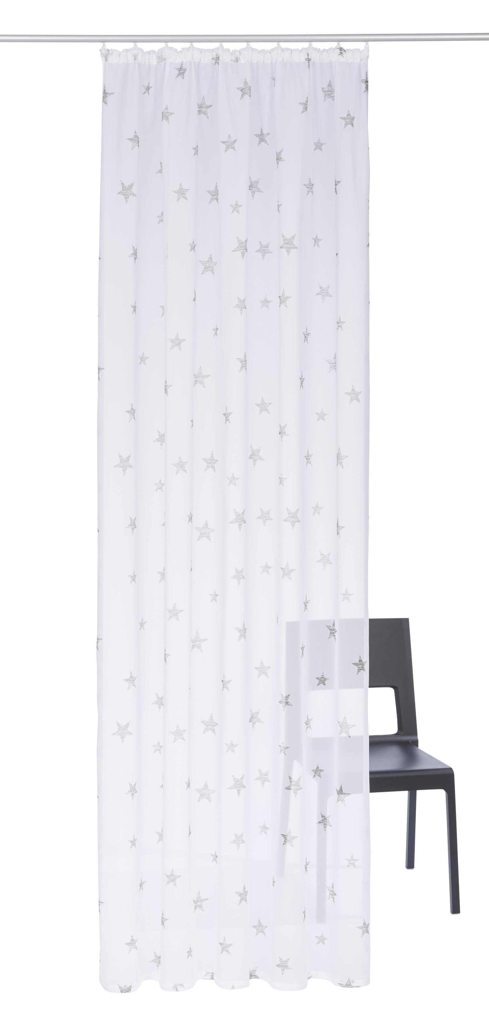 my home Gardine Stern, Kräuselband (1 günstig online kaufen