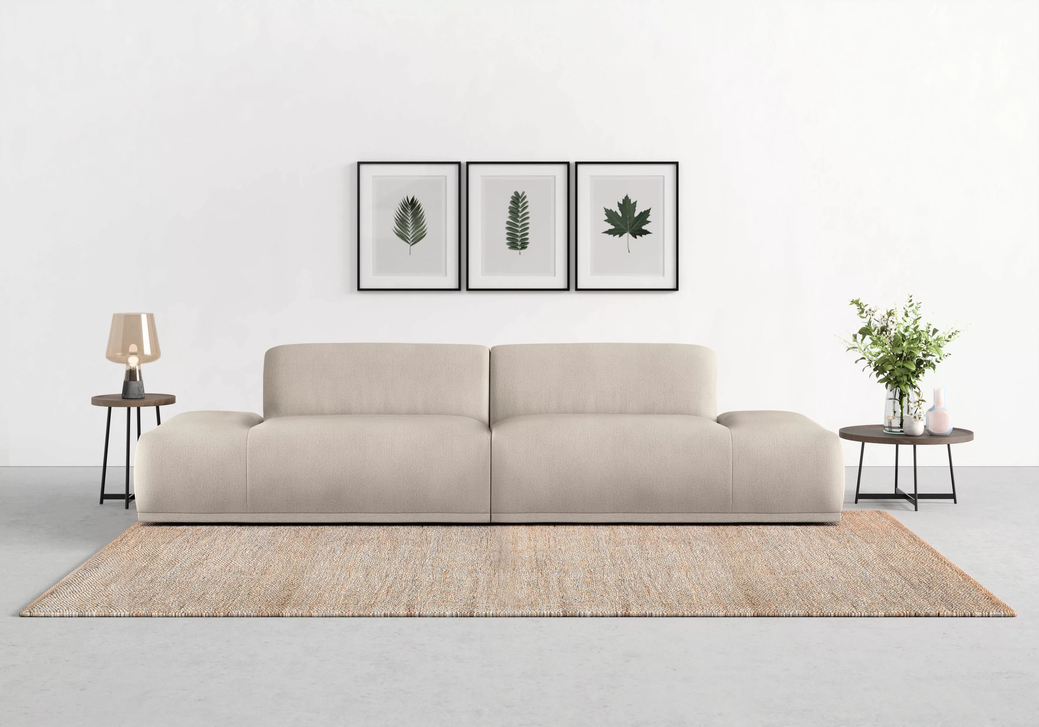 TRENDMANUFAKTUR Big-Sofa "Braga, toller Sitzkomfort, Designsofa", in modern günstig online kaufen