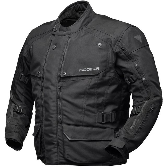 Modeka Motorradjacke Modeka Varus Plus Textile Motorradjacke schwarz günstig online kaufen