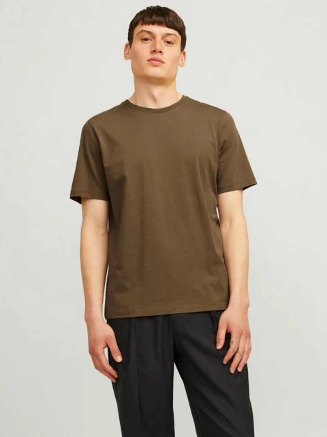 Jack & Jones Rundhalsshirt JJEORGANIC BASIC TEE SS O-NECK NOOS mit Rundhals günstig online kaufen