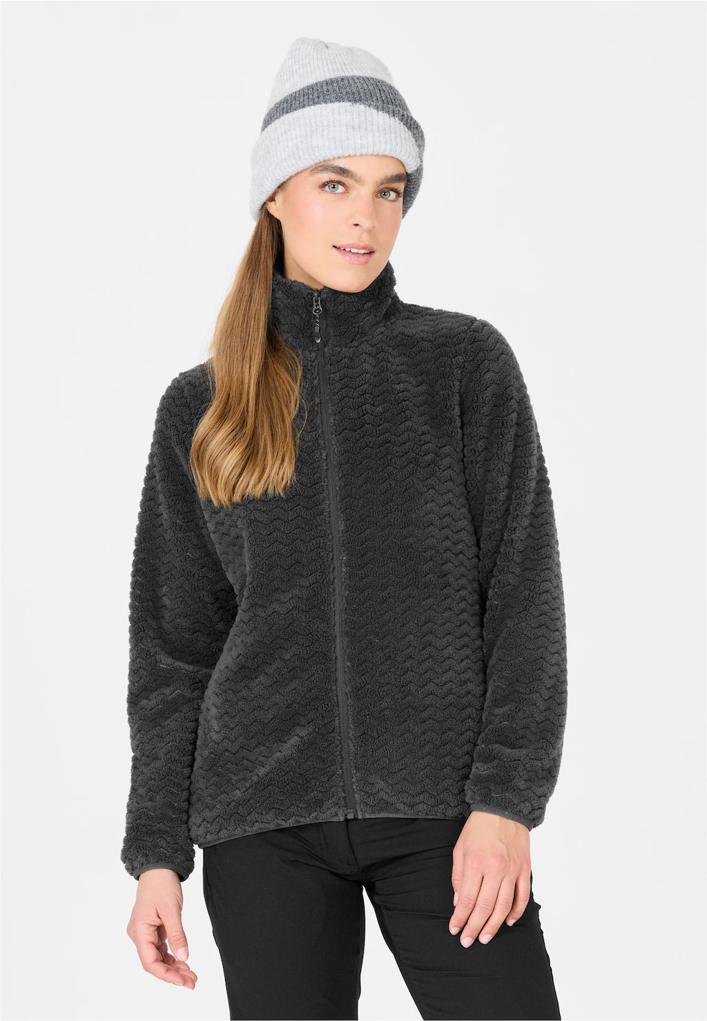 WHISTLER Fleecejacke "Matra", mit stilvollem Muster und kuscheligem Tragege günstig online kaufen