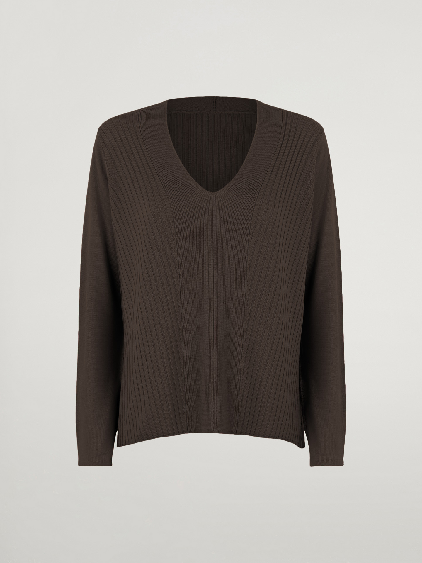 Wolford - Merino Blend Top Long Sleeves, Frau, umber, Größe: M günstig online kaufen