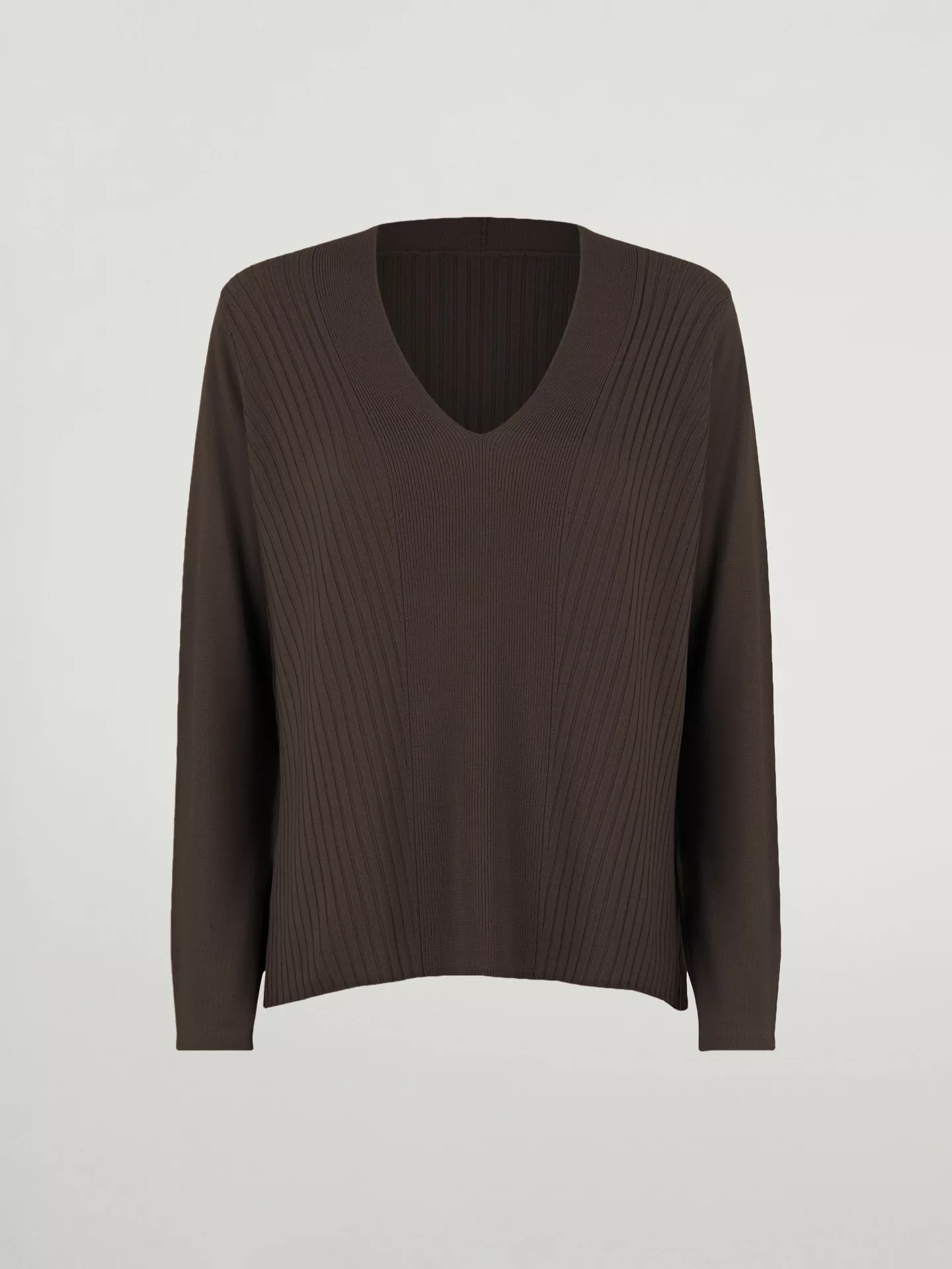 Wolford - Merino Blend Top Long Sleeves, Frau, umber, Größe: L günstig online kaufen