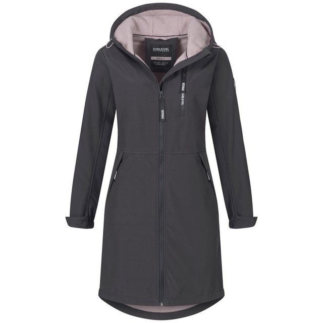 SUBLEVEL Softshelljacke Damen Jacke Übergangs Frühling Herbst Outdoor Regen günstig online kaufen