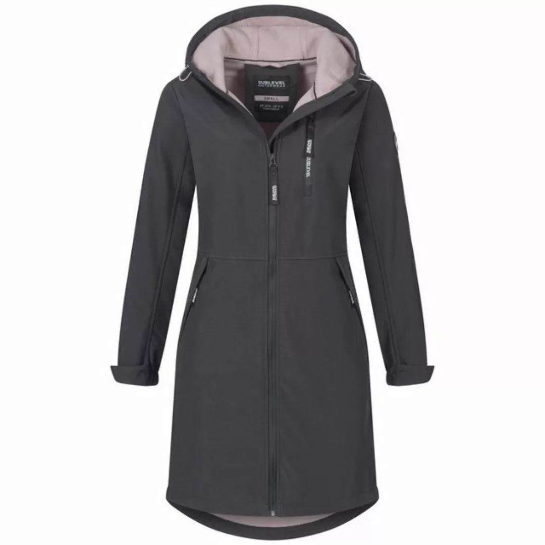 SUBLEVEL Softshelljacke Damen Jacke Übergangs Frühling Herbst Outdoor Regen günstig online kaufen