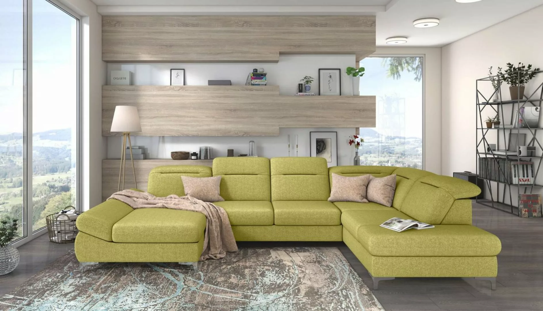 Stylefy Wohnlandschaft Colima XL, Sofa, U-Form, Design günstig online kaufen