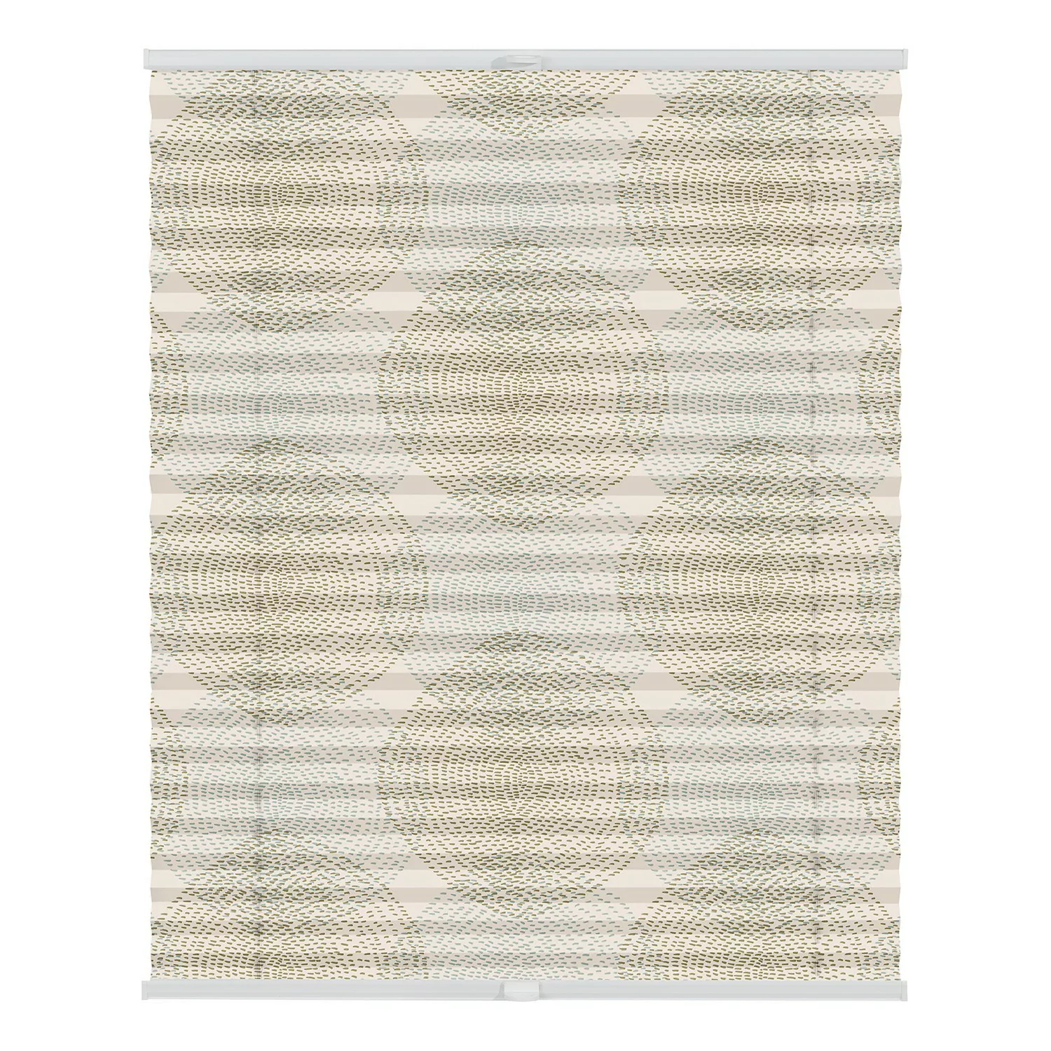 Spannplissee Stripy Boho Drop beige B/L: ca. 45x130 cm günstig online kaufen