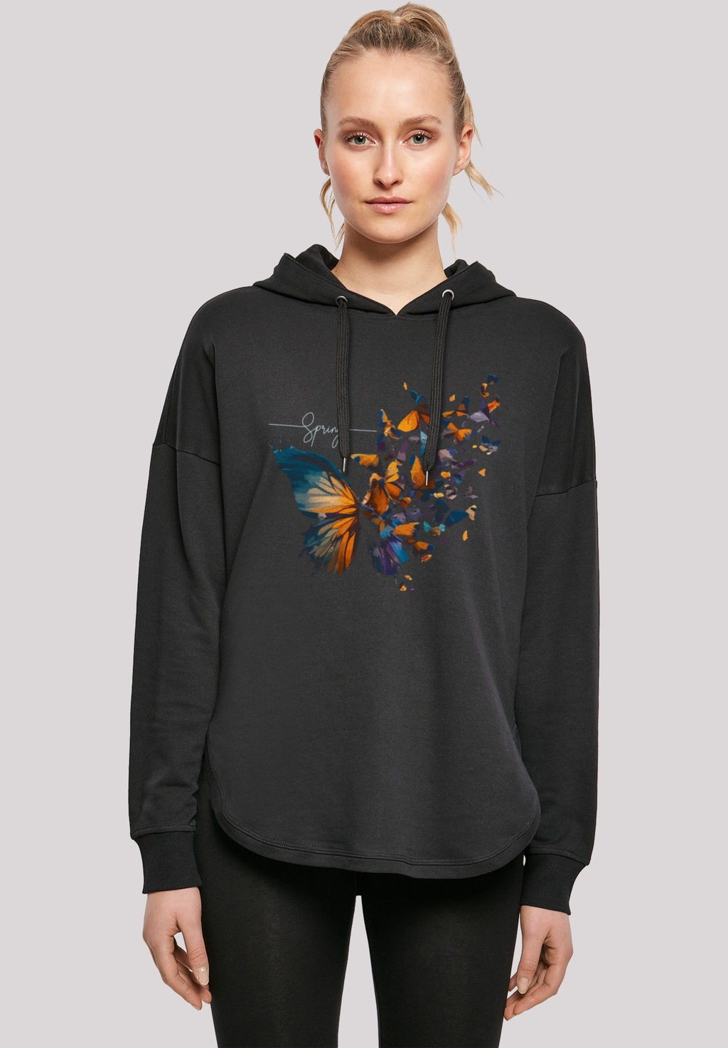 F4NT4STIC Kapuzenpullover "Schmetterling Frühling Oversize Hoodie", Print günstig online kaufen