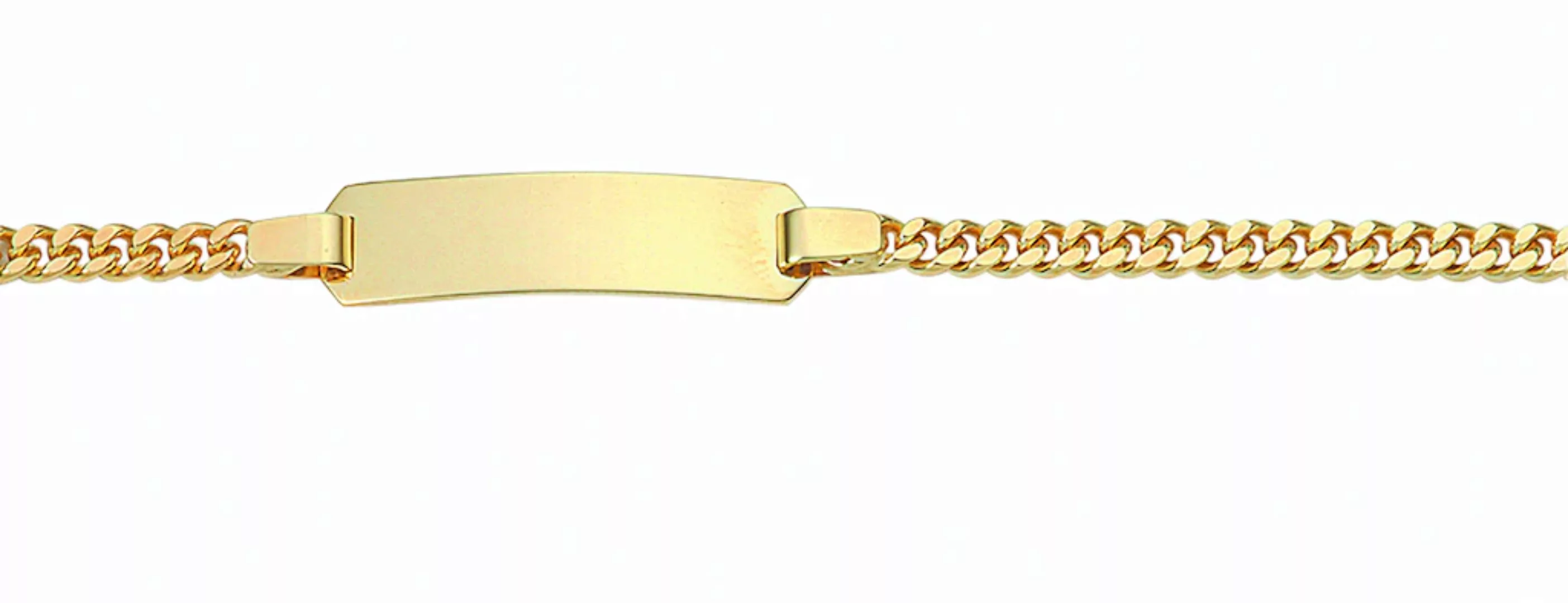 Adelia´s Goldarmband "333 Gold Flach Panzer Armband 14 cm Ø 3 mm", Goldschm günstig online kaufen