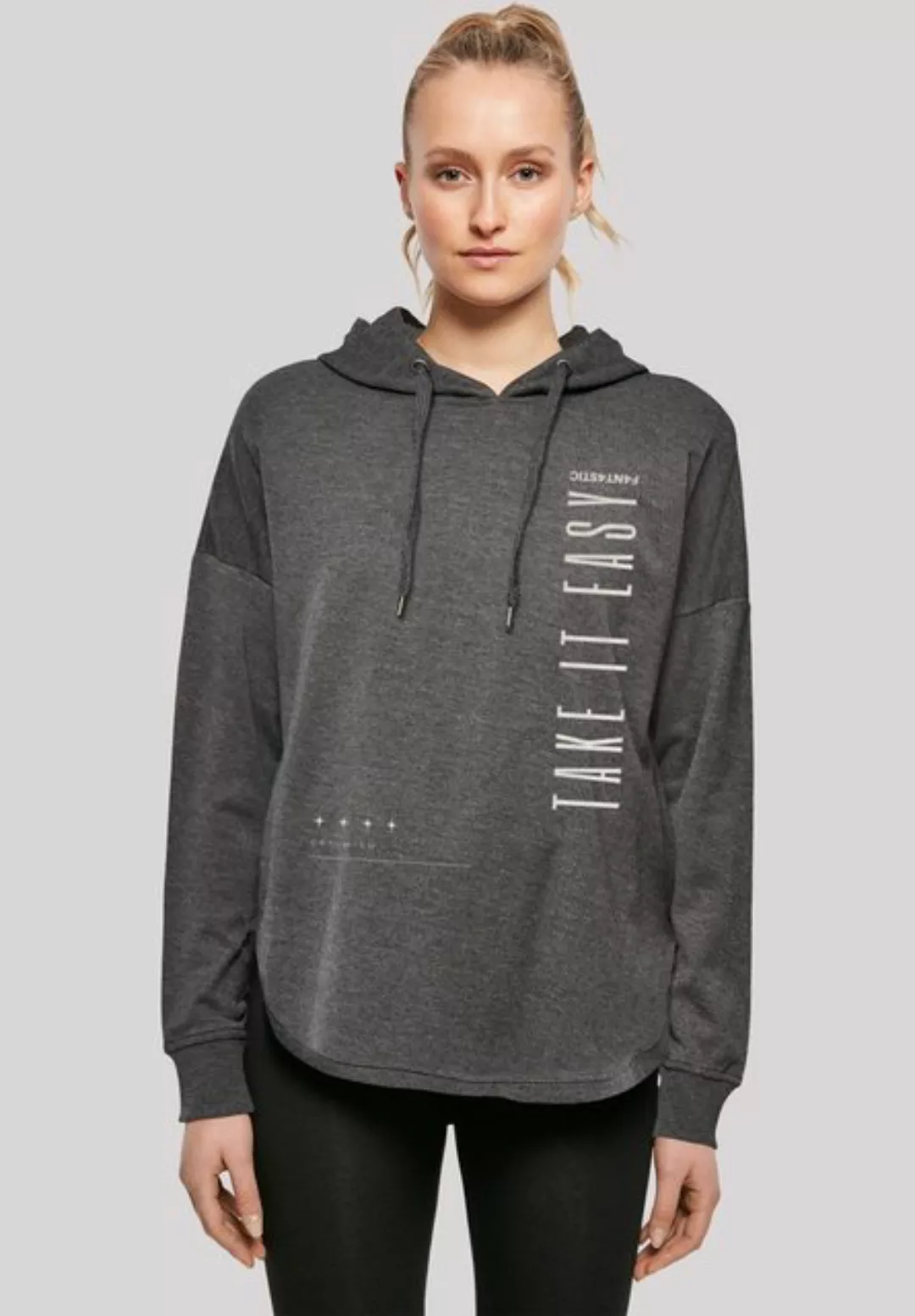 F4NT4STIC Kapuzenpullover Take It Easy OVERSIZE HOODIE Print günstig online kaufen