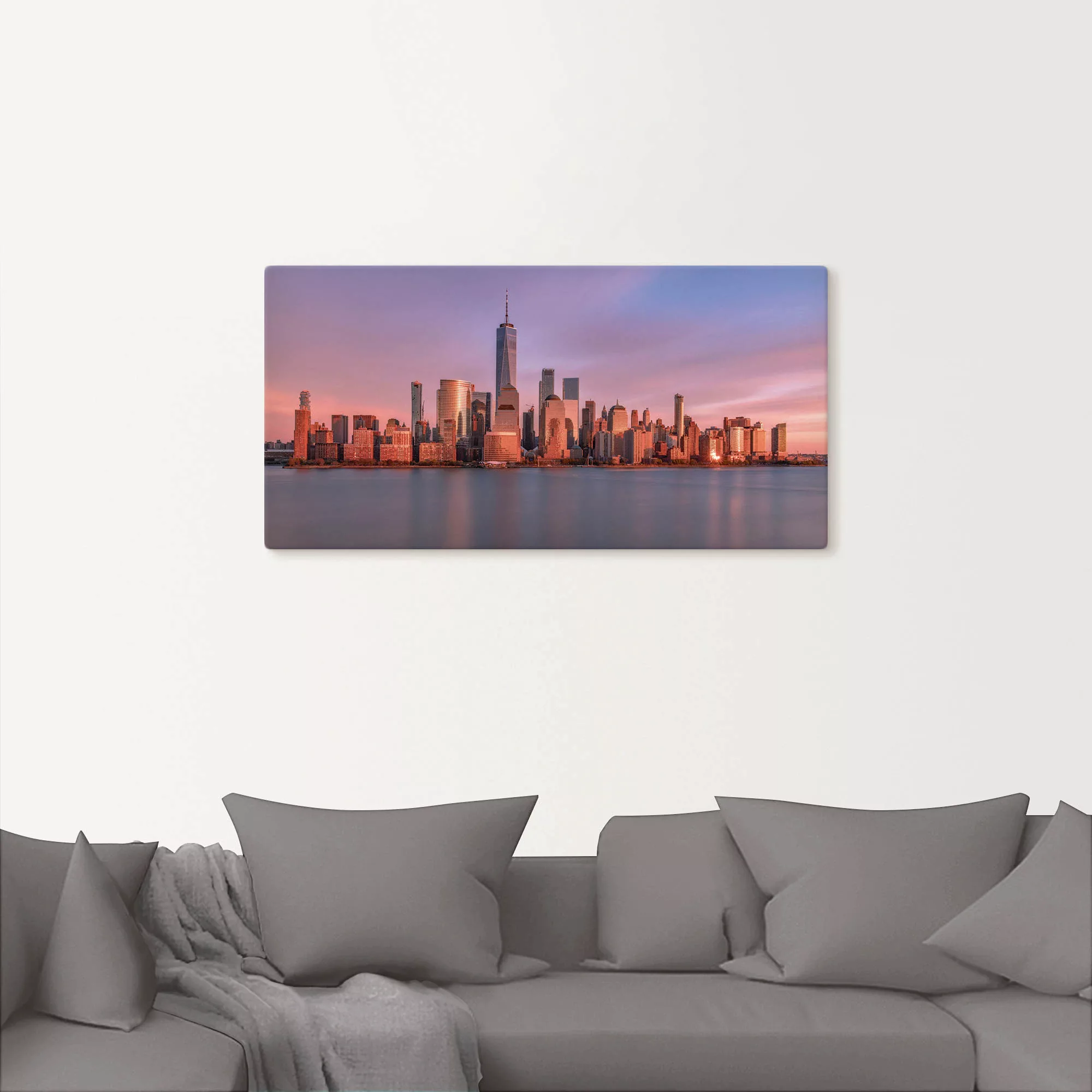 Artland Wandbild "New York City", New York, (1 St.), als Leinwandbild, Post günstig online kaufen