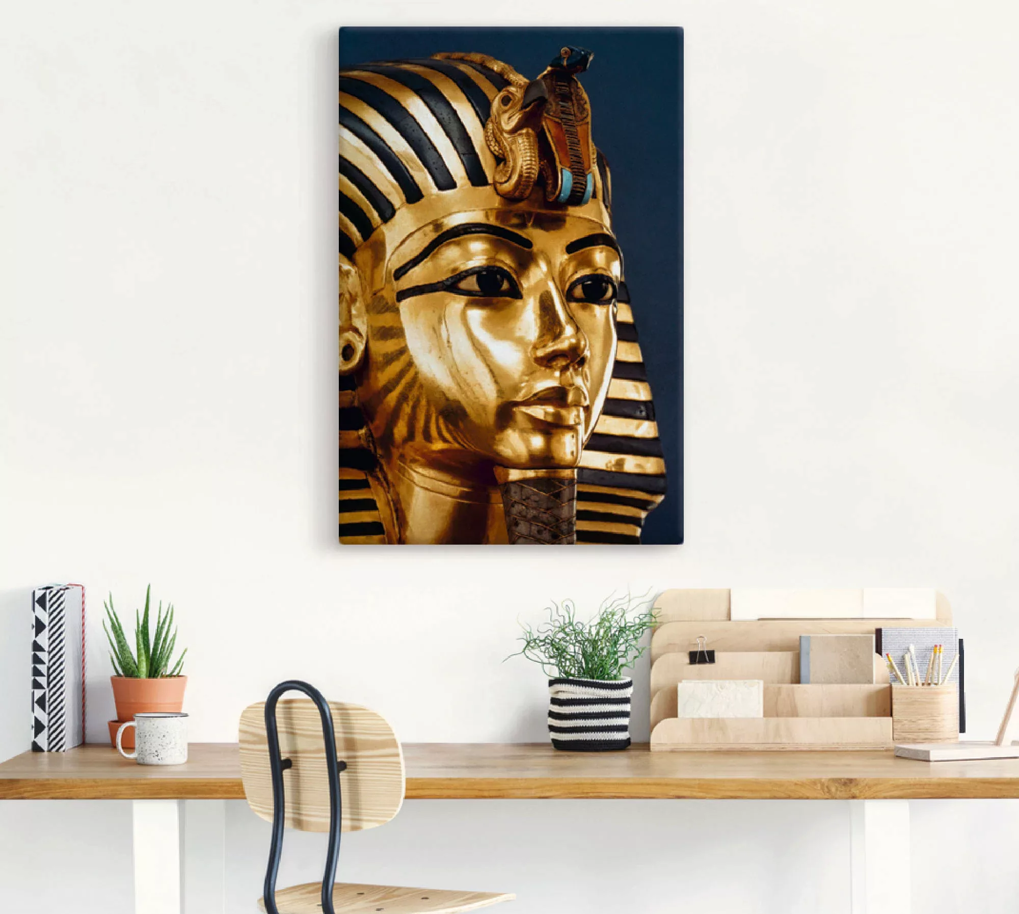 Artland Wandbild »Grabmaske von König Tutanchamun«, Menschen, (1 St.) günstig online kaufen