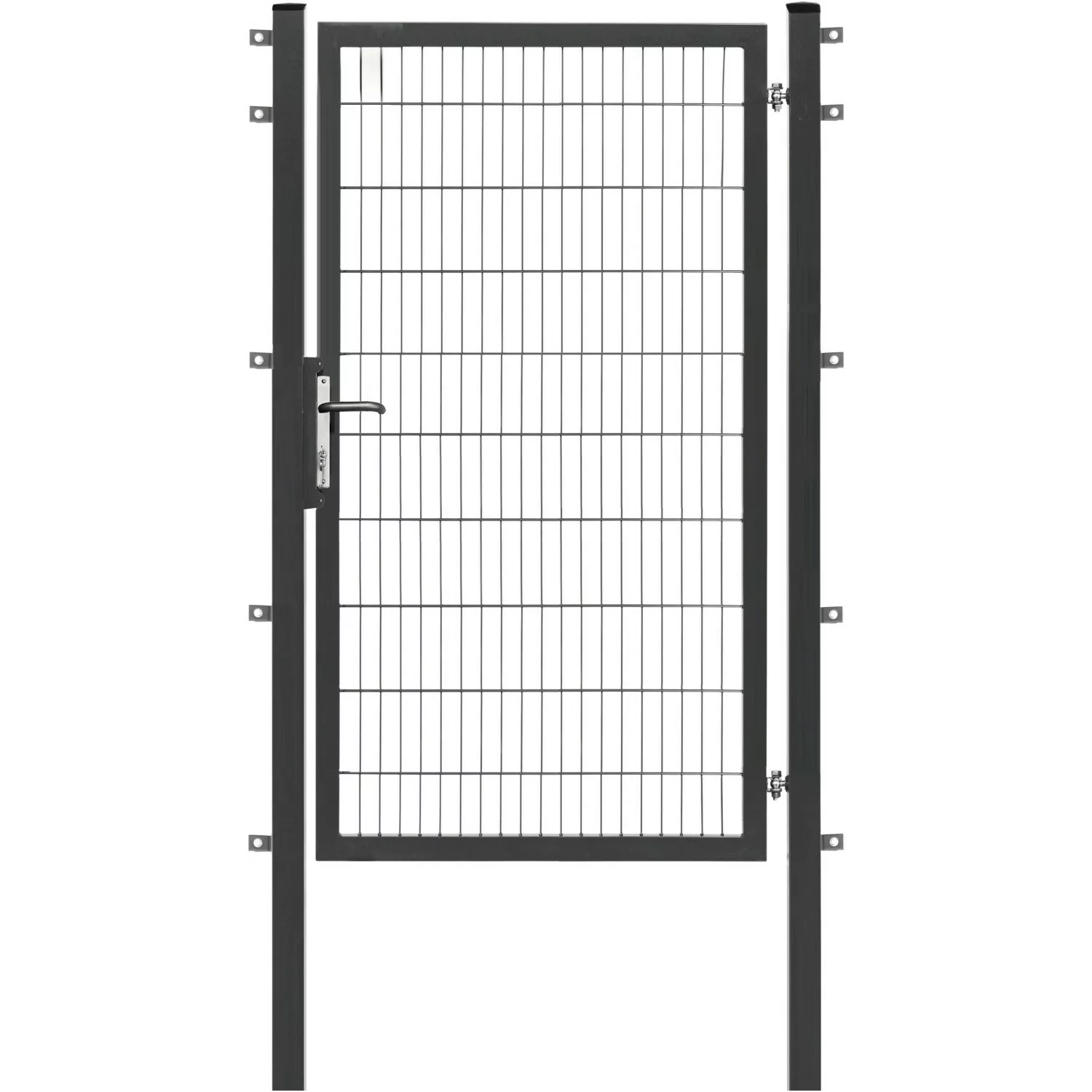 Floraworld Einzeltor Premium Doppelstabmattenfüllung Anthrazit 200 cm x 120 günstig online kaufen