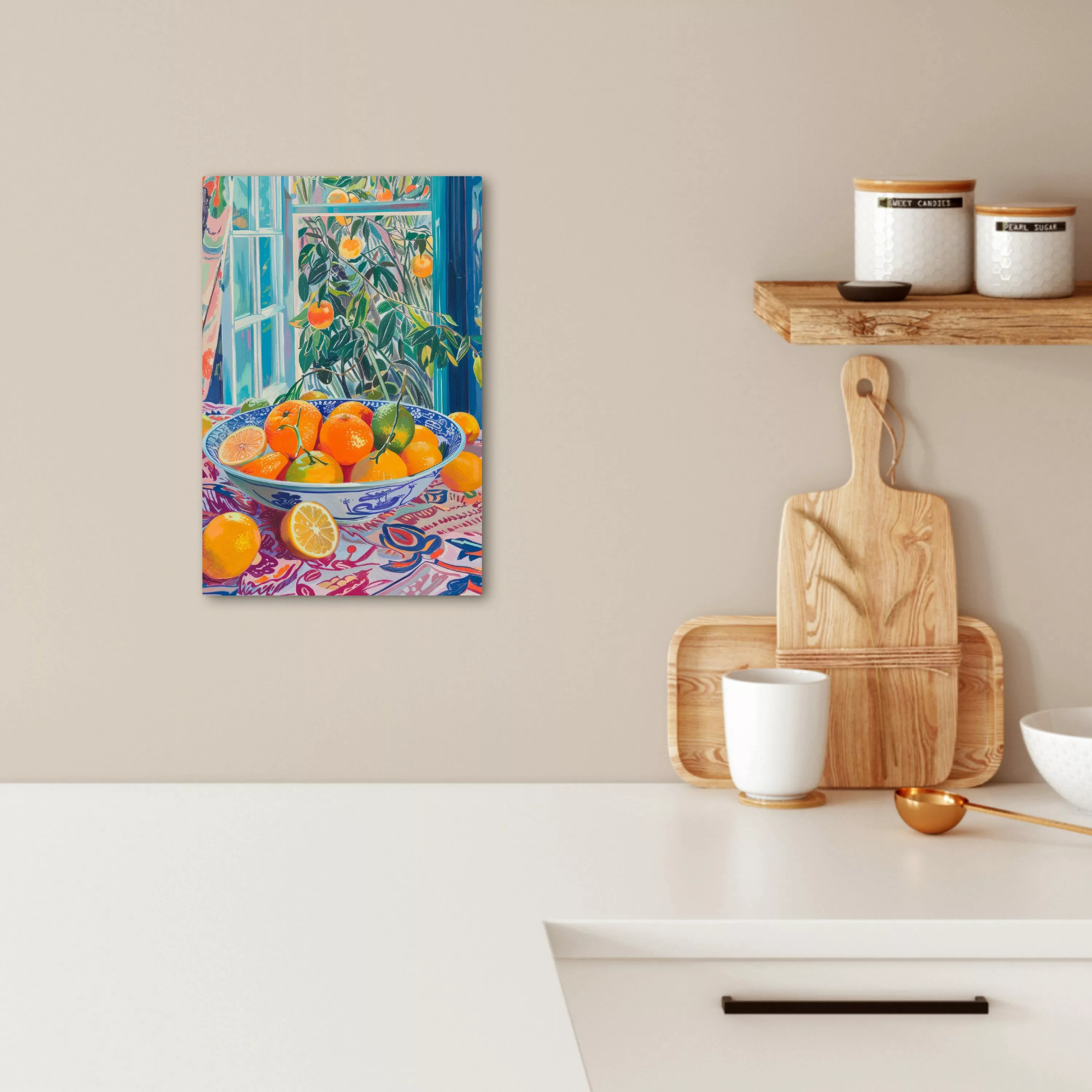 OneMillionCanvasses® Leinwandbild Stilleben - Farbenfroh - günstig online kaufen