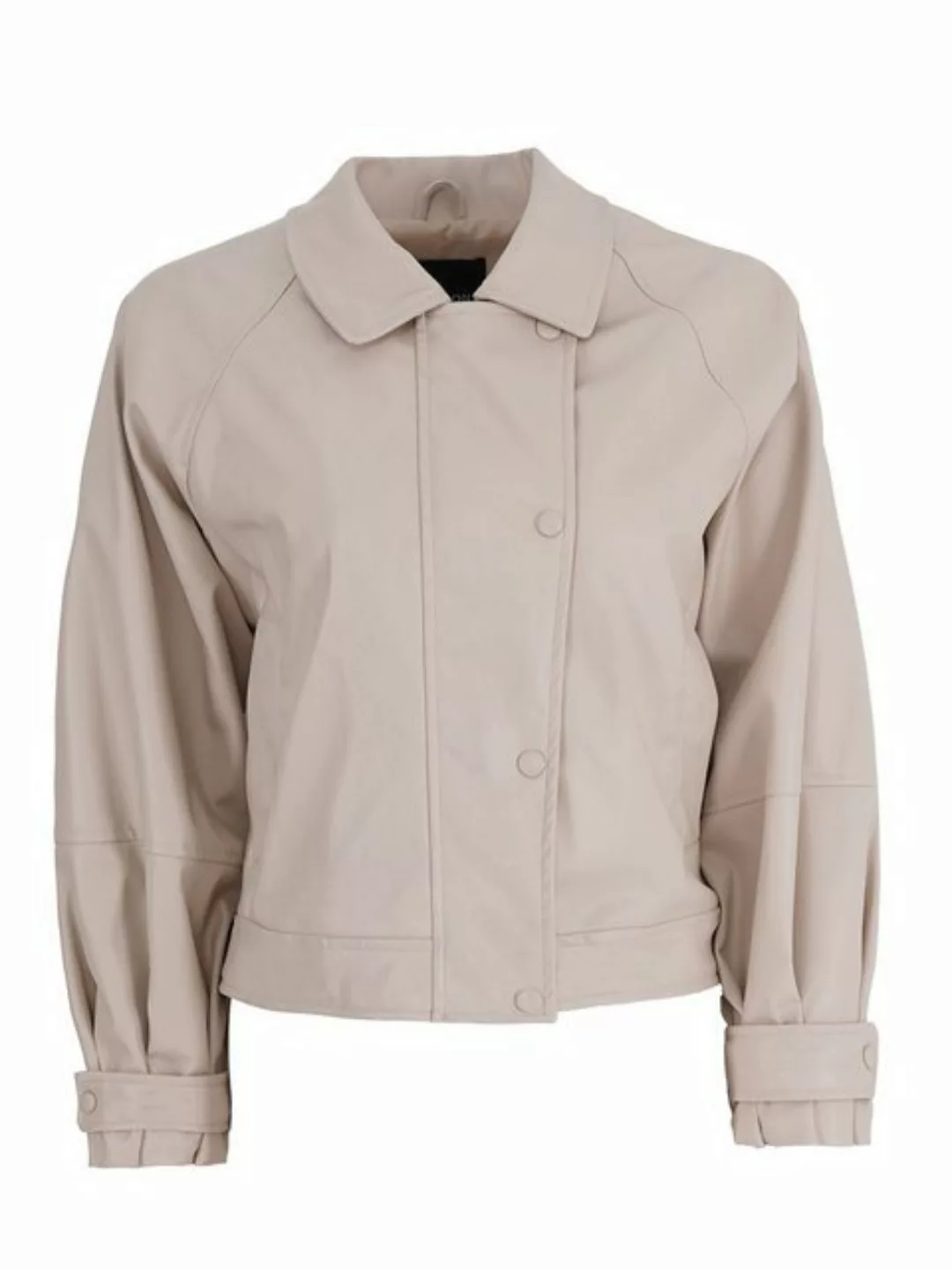 Freshlions Lederimitatjacke Freshlions Leather Jacket creme XS günstig online kaufen