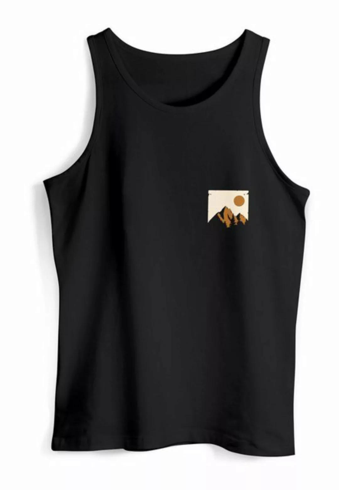 Neverless Tanktop Herren Tank-Top Outdoor Adventure Printshirt Brustlogo Na günstig online kaufen