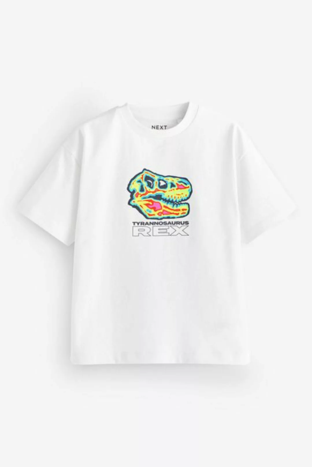 Next T-Shirt Relaxed Fit Kurzarm-T-Shirt mit Grafikprint (1-tlg) günstig online kaufen