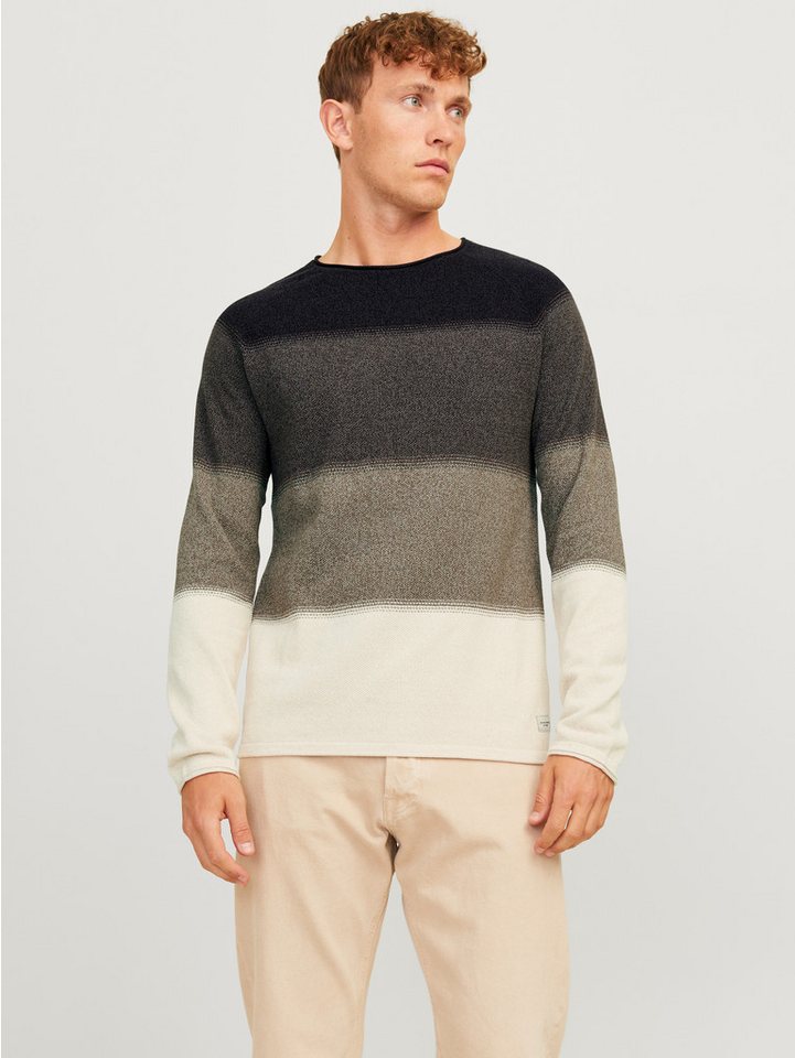 Jack & Jones Rundhalspullover JJEHILL KNIT CREW NECK NOOS günstig online kaufen