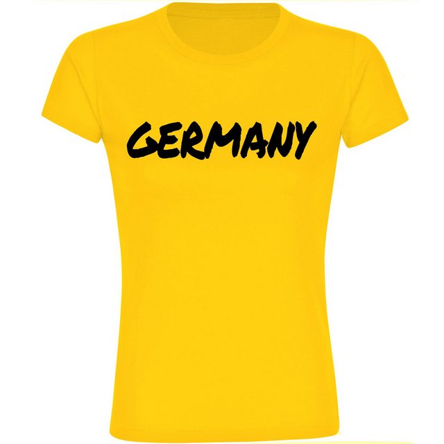 multifanshop T-Shirt Damen Germany - Textmarker - Frauen günstig online kaufen