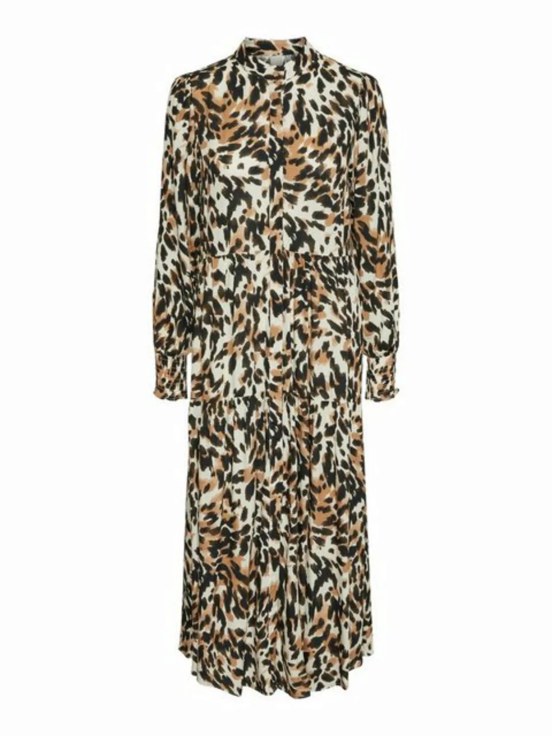 Y.A.S Maxikleid YASALIRA LS LONG SHIRT DRESS S. NOOS mit Volant günstig online kaufen