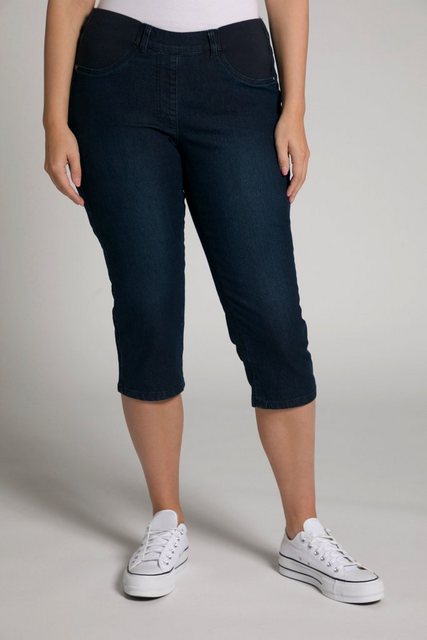 Ulla Popken Caprijeans Jeans-Capri Elastikbund günstig online kaufen