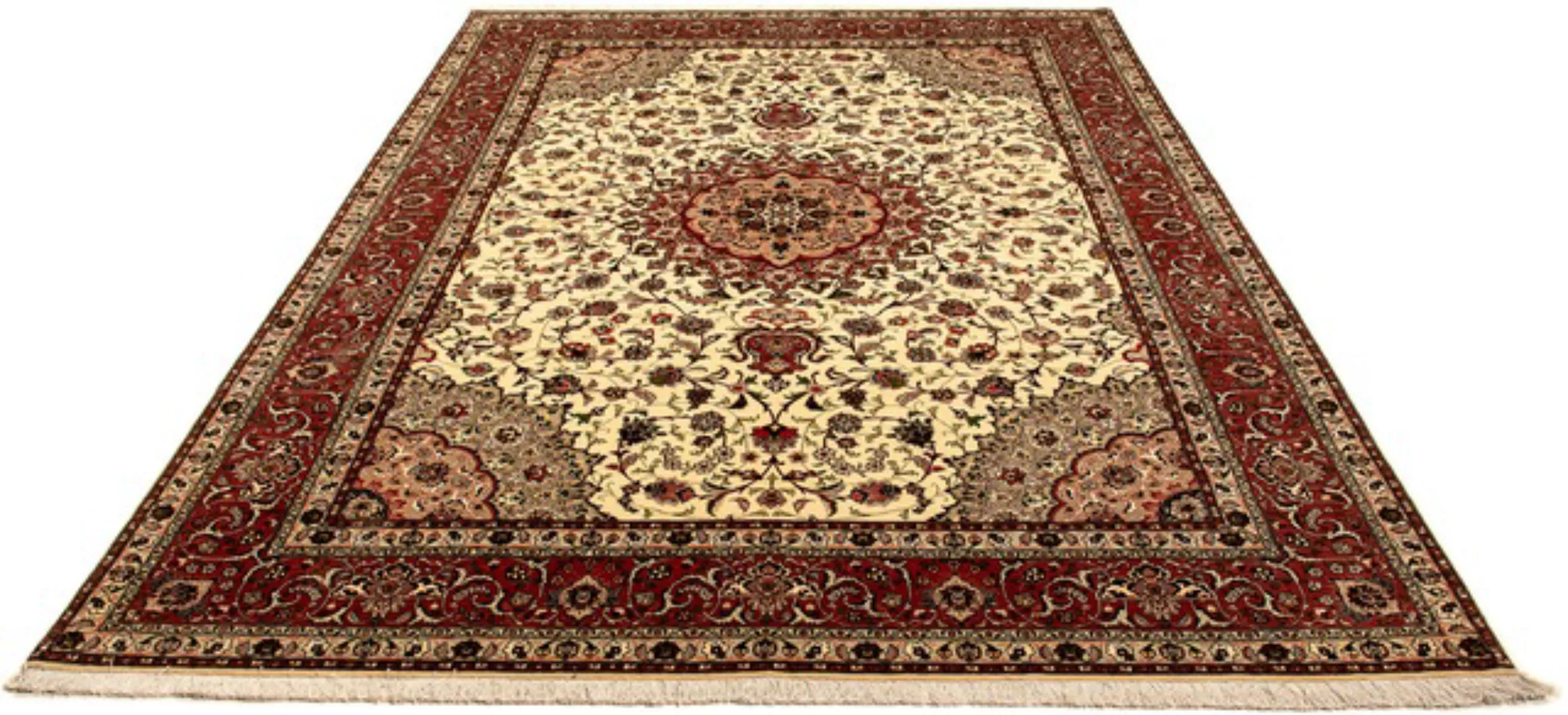 morgenland Orientteppich »Perser - Täbriz - Royal - 359 x 248 cm - beige«, günstig online kaufen