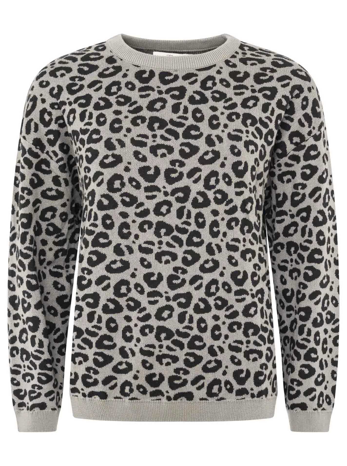 Zwillingsherz Strickpullover ""Gestrickter-Leo"", Animal-Muster, Rundhalsau günstig online kaufen
