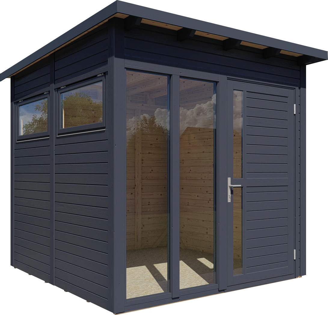 BERTILO Gartenhaus "Pentus 2 Office, in verschiedenen Farben" günstig online kaufen