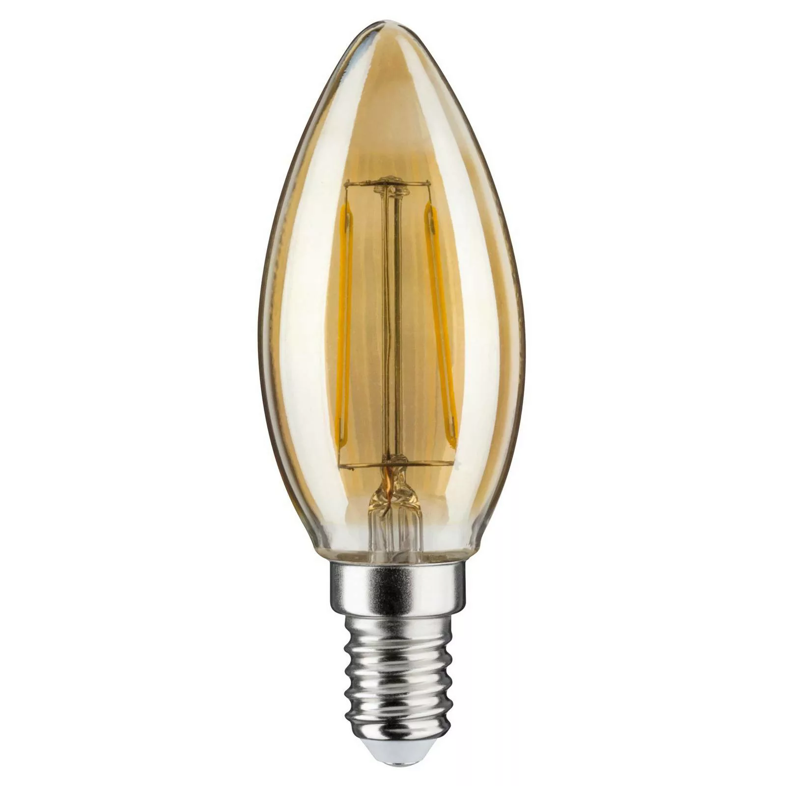 Paulmann LED-Kerzenlampe E14 2W 1.900K gold DC 24V günstig online kaufen