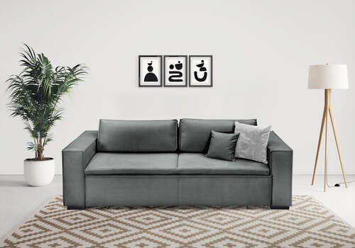 INOSIGN Schlafsofa "Manhattan", mit Boxspringaufbau, Bettfunktion & Bettkas günstig online kaufen