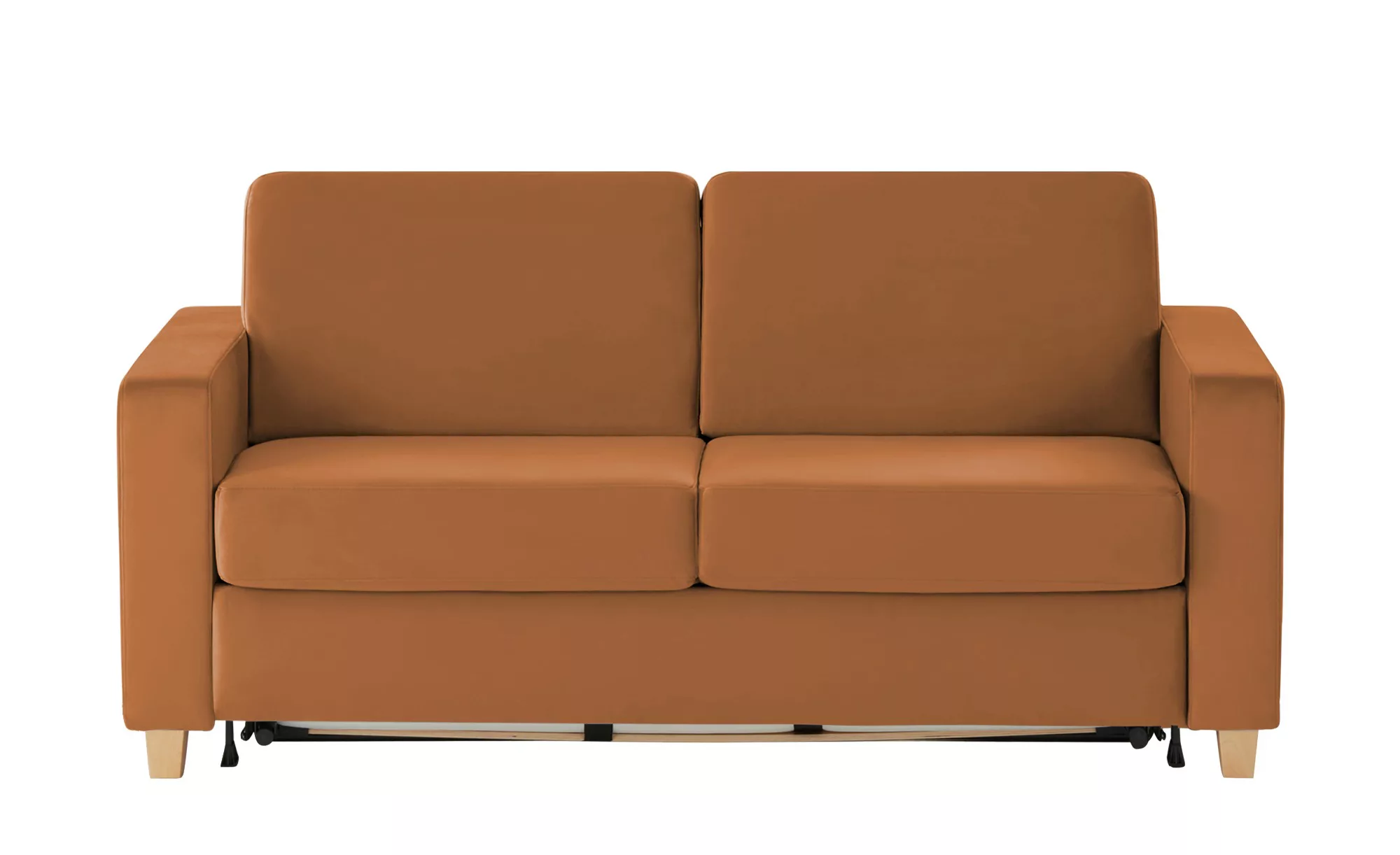 nehl Schlafsofa  Boston Deluxe ¦ orange ¦ Maße (cm): B: 199 H: 91 T: 103 Po günstig online kaufen