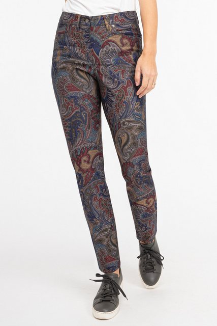 Recover Pants Stoffhose Hose mit Paisleydruck mit wunderschönem Paisleydruc günstig online kaufen