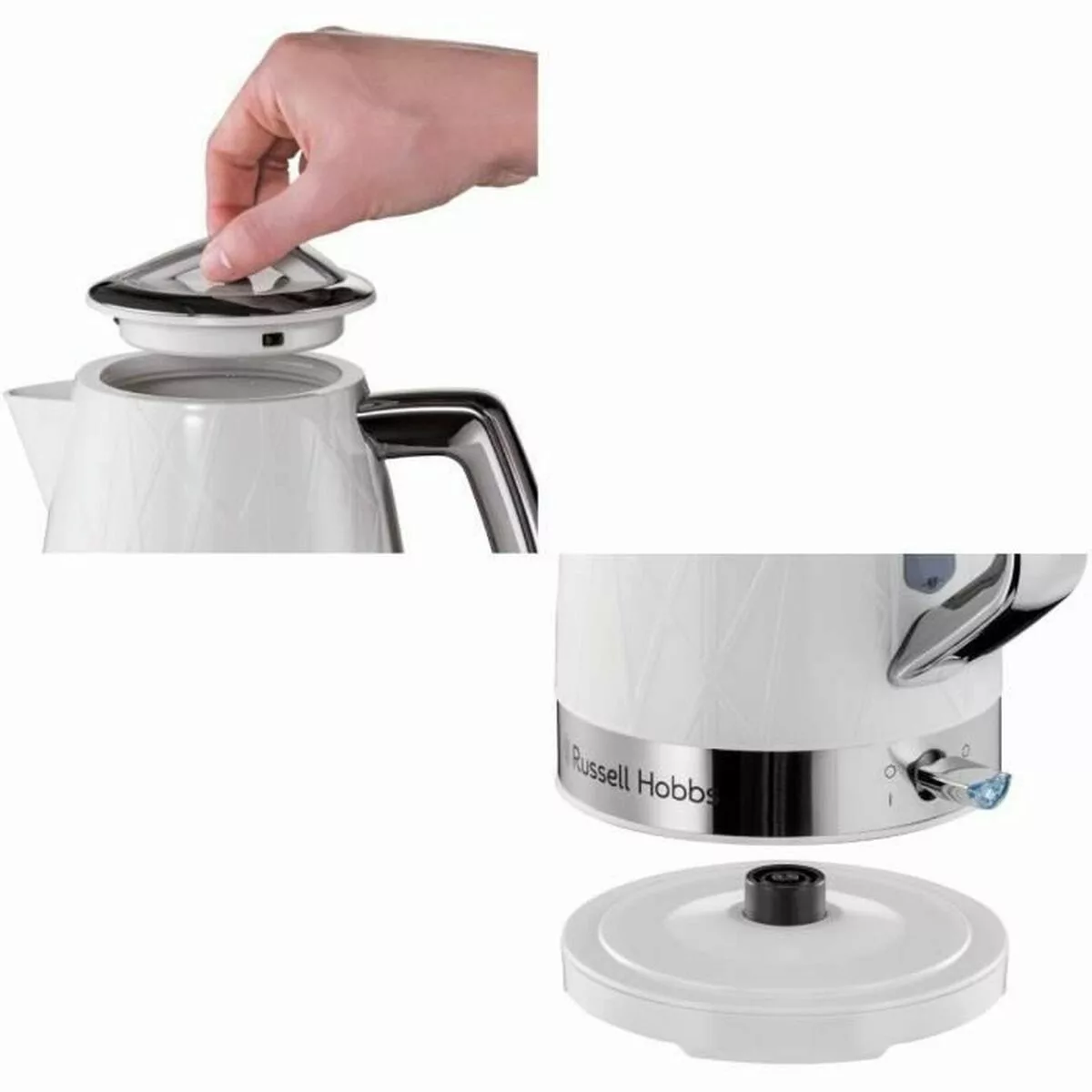 Wasserkocher Russell Hobbs 28080-70 Weiß 2400 W 1,7 L günstig online kaufen