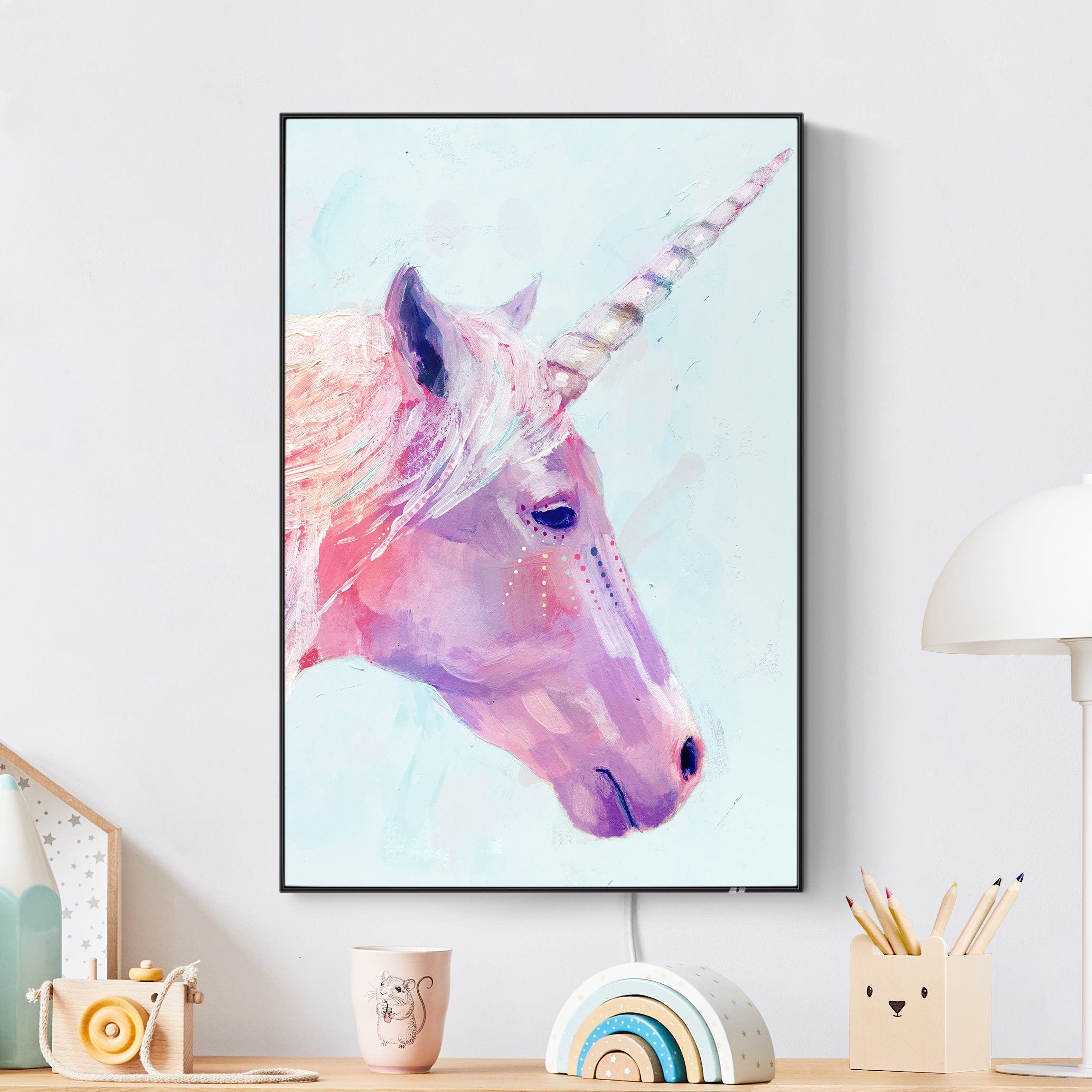 LED-Wechselbild Mystisches Einhorn I günstig online kaufen