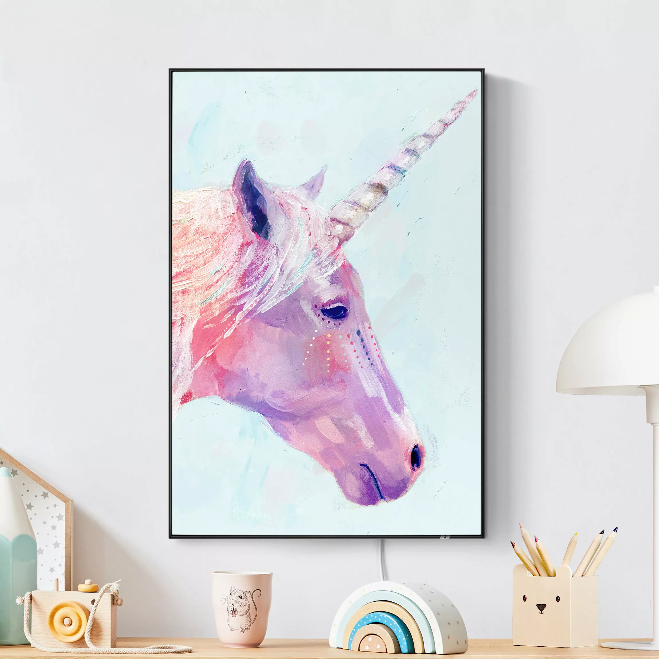 LED-Wechselbild Mystisches Einhorn I günstig online kaufen