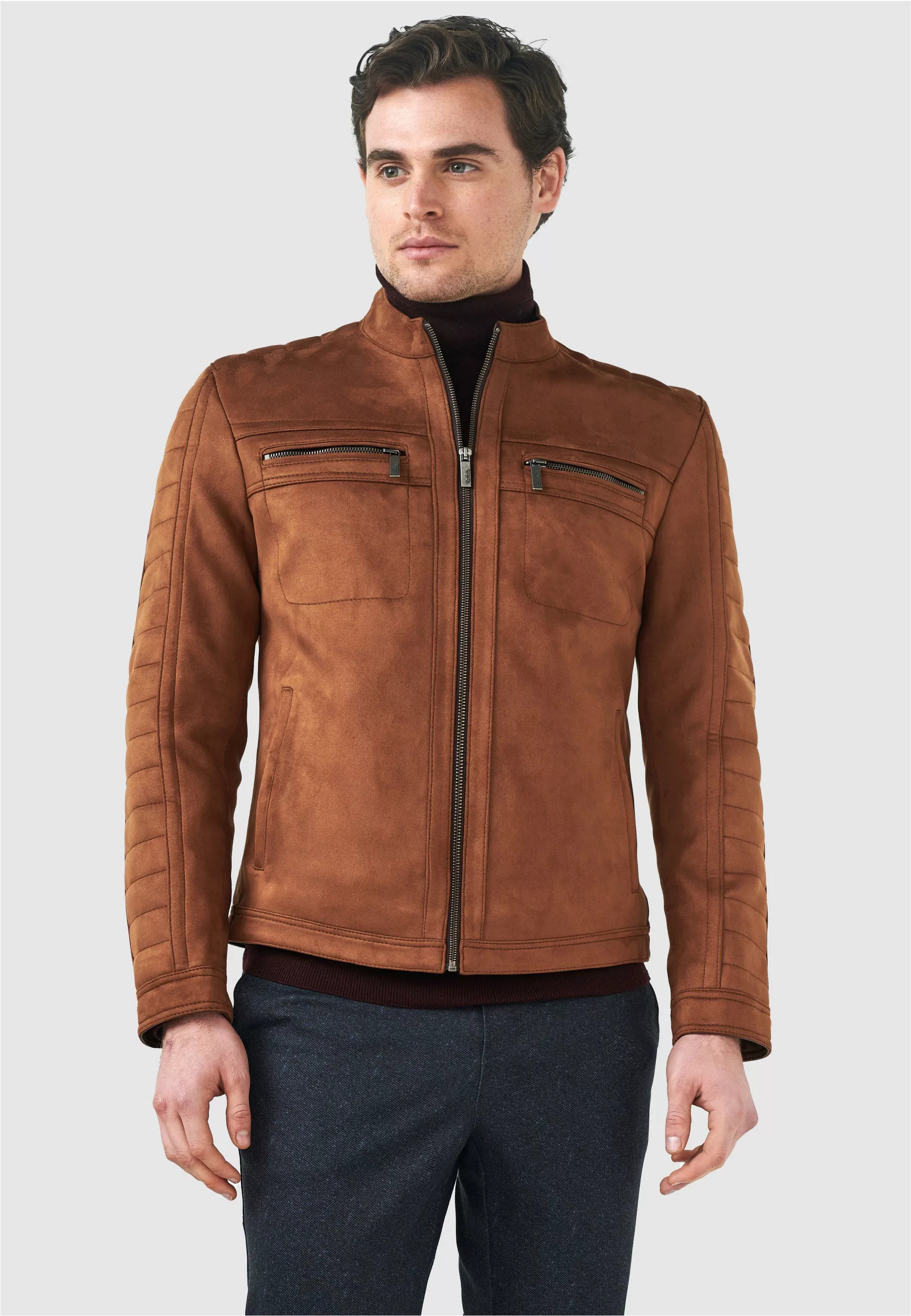 Pierre Cardin Outdoorjacke, im angesagten Biker-Stil günstig online kaufen