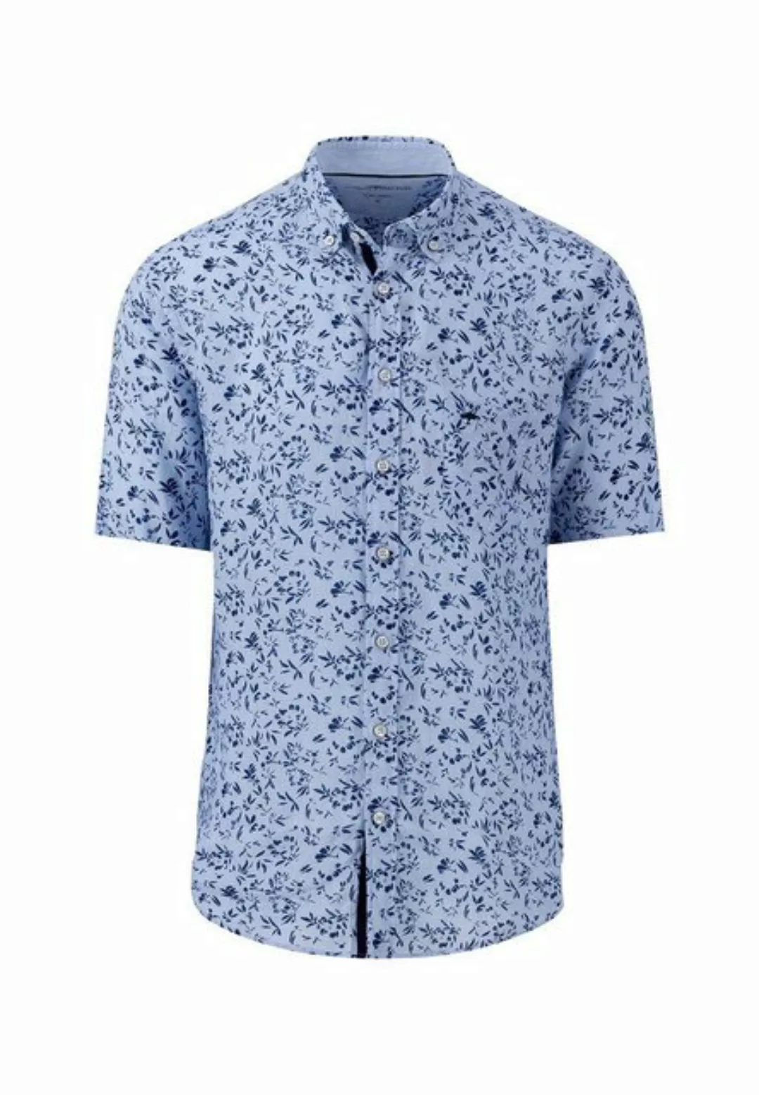 FYNCH-HATTON Langarmhemd Herren Hemd Kurzarm Regular Fit (1-tlg) günstig online kaufen