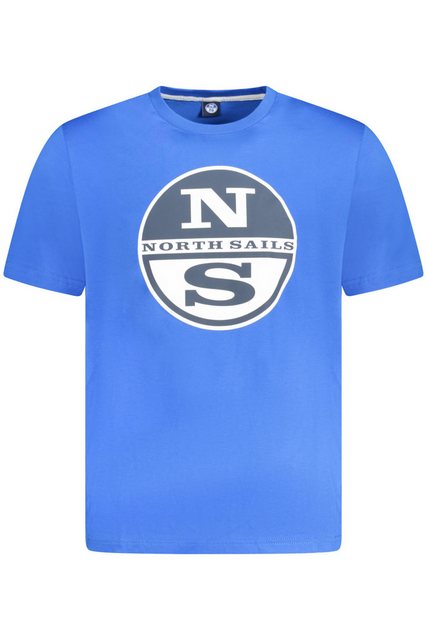 North Sails T-Shirt Blaues Kurzarm-T-Shirt für Herren – Rundhals mit günstig online kaufen