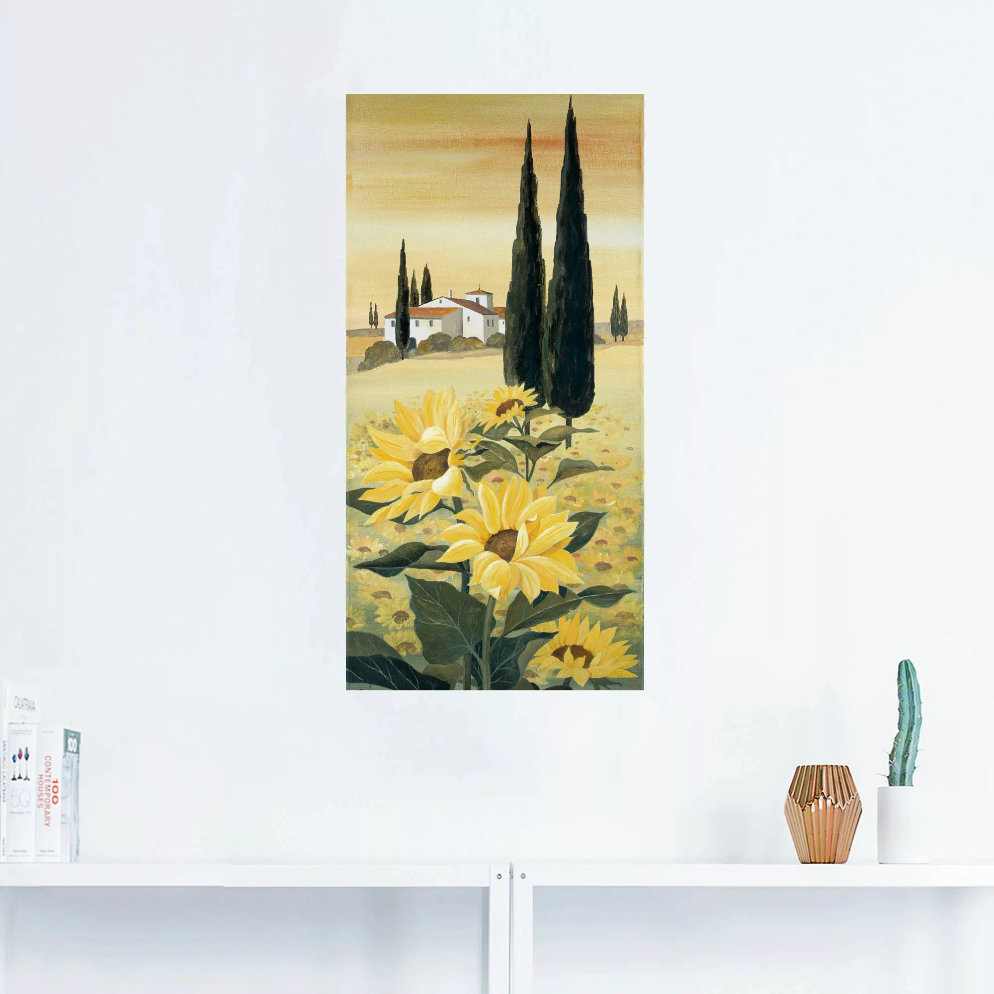 Artland Wandbild »Südliche Weite«, Blumen, (1 St.), als Leinwandbild, Poste günstig online kaufen