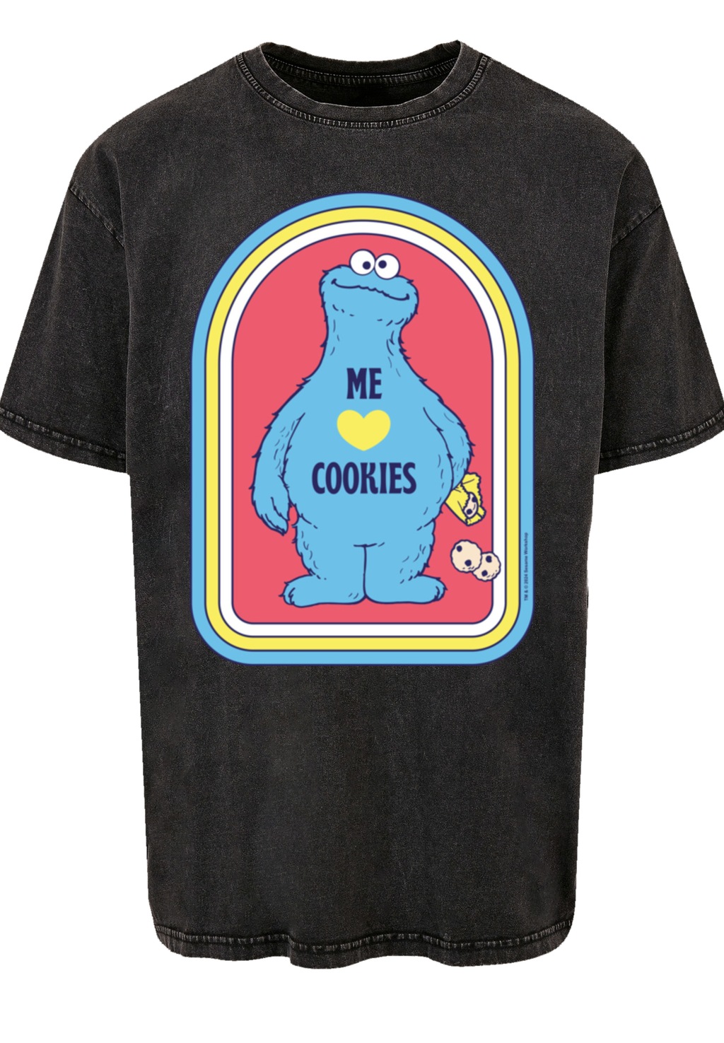 F4NT4STIC T-Shirt "Sesamstraße Cookie Monster Me", Premium Qualität, Weihna günstig online kaufen