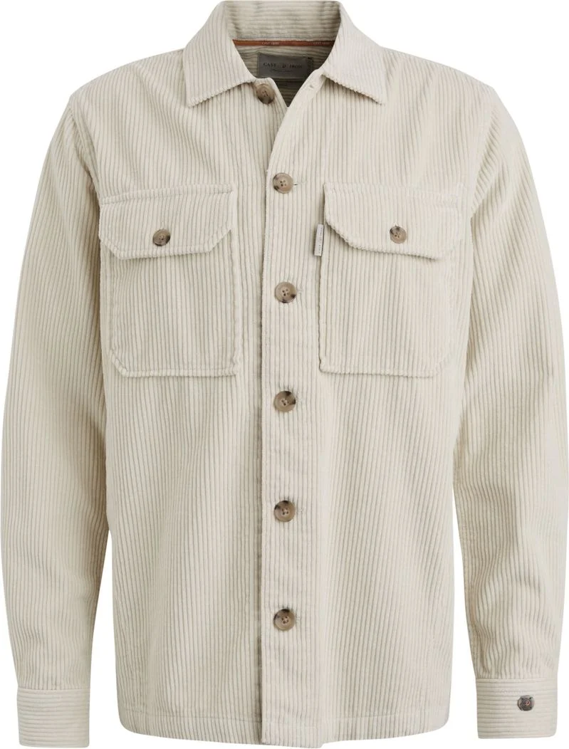 Cast Iron Overshirt Corduroy Ecru - Größe L günstig online kaufen